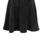 Vestido de veludo com babados na frente e babados para meninas da Epic Threads, preto, tamanho 4T