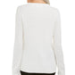 Karen Scott Suéter Feminino com Apliques de Floco de Neve Branco Tamanho Extra Grande