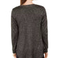 Cardigan Alfani Feminino Metálico Preto Tamanho Pequeno Médio