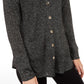 Cardigan Alfani Feminino Metálico Preto Tamanho Pequeno Médio