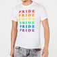 Camiseta masculina com estampa Rainbow Pride da INC International Concepts, branca, tamanho XXX-G