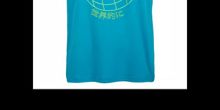 Camiseta gráfica masculina ID Ideology azul tamanho médio