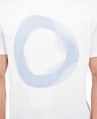 Camiseta Alfani Prisma Graphic Masculina Branca Tamanho X-G