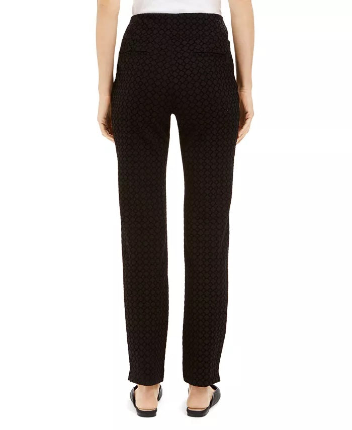 Calças de controle de barriga femininas Charter Club, pretas, tamanho 16