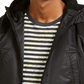 Jaqueta bomber com capuz Ross masculina American Rag, preta, tamanho extra grande