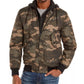 Jaqueta bomber camuflada Cortez masculina American Rag, verde, tamanho extragrande