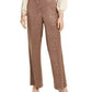 Calça feminina Alfani Wide Leg Marrom Tamanho 10