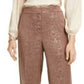 Calça feminina Alfani Wide Leg Marrom Tamanho 10
