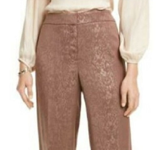 Calça feminina Alfani Wide Leg Marrom Tamanho 10