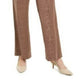 Calça feminina Alfani Wide Leg Marrom Tamanho 10
