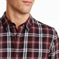 Camisa xadrez Gabe masculina American Rag vermelha tamanho médio