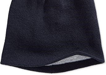 Gorro reversível masculino Alfani, tamanho regular, azul marinho