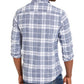 Camisa xadrez masculina American Rag Mitch Grindle, tamanho azul marinho, extra grande