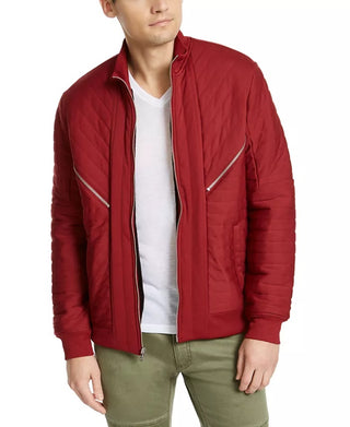 Jaqueta acolchoada Burton masculina INC International Concepts, tamanho GG, vinho