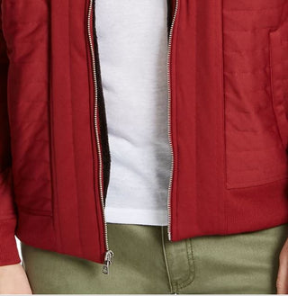 Jaqueta acolchoada Burton masculina INC International Concepts, tamanho GG, vinho