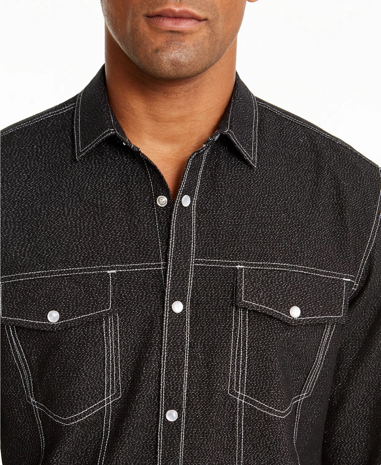 Camisa Lambert Masculina INC International Concepts Preta Tamanho Pequeno