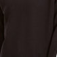 Ideologia Moletom feminino listrado French Terry Varsity, preto, tamanho médio