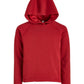Ideologia Big Girls Sólido Hoodie Vinho Tamanho Pequeno