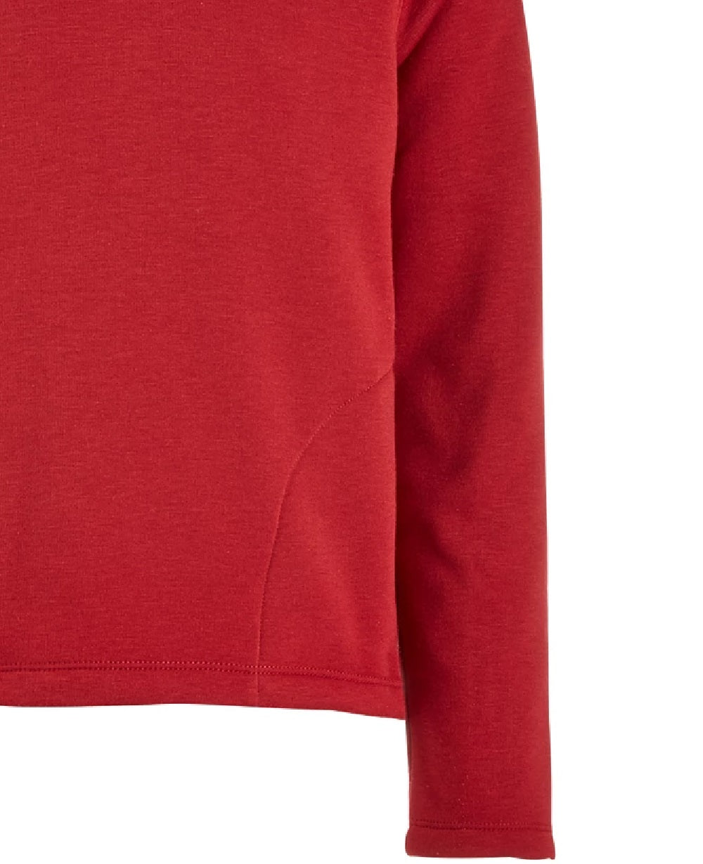 Ideologia Big Girls Sólido Hoodie Vinho Tamanho Pequeno