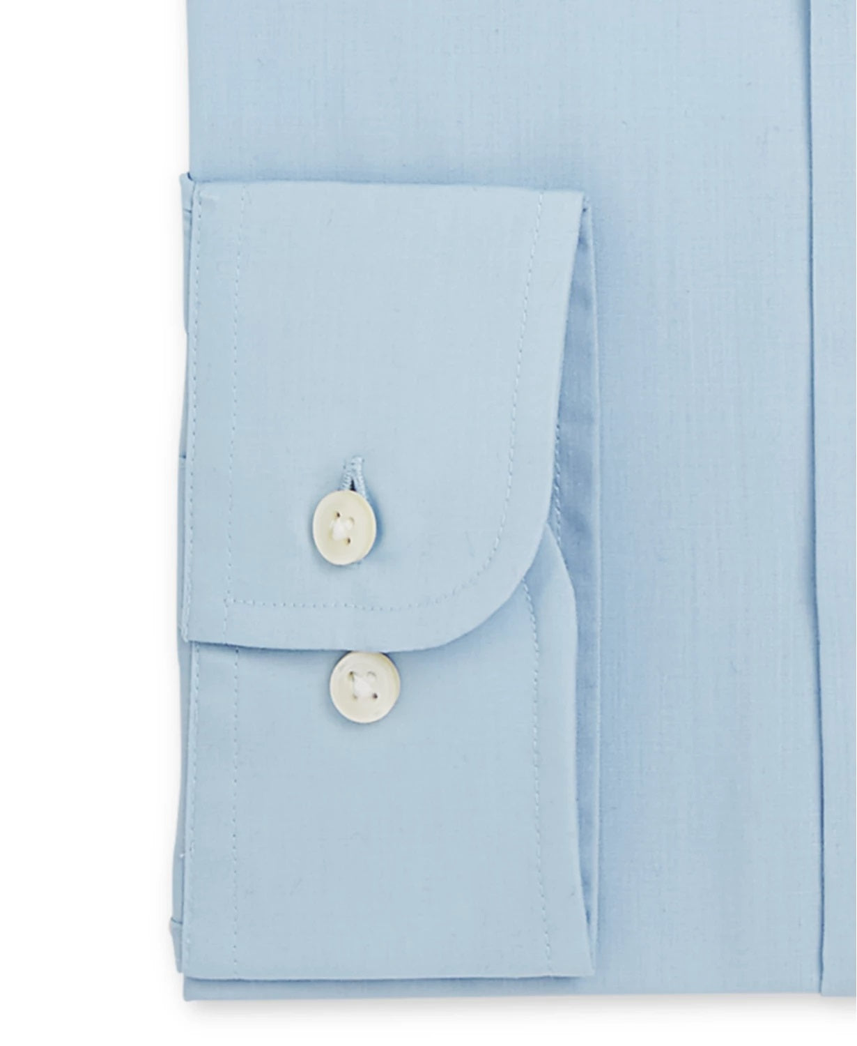 Camisa social masculina Club Room Classic/Regular Fit, azul, tamanho 34-35