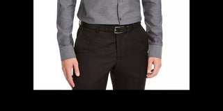 Camisa lisa Alfani masculina, corte clássico, cinza, tamanho pequeno