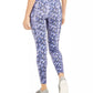 Leggings femininas com estampa de python da Ideology, roxas, tamanho extra pequeno