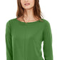 Túnica Alfani Feminina Manga 3/4 Verde Tamanho Grande