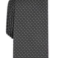 Gravata Alfani Masculina Slim Geométrica Preta