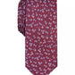 Gravata floral fina Penrose masculina Bar III vermelha tamanho regular