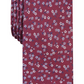 Gravata floral fina Penrose masculina Bar III vermelha tamanho regular