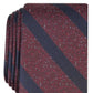 Gravata listrada Hayden masculina Bar III vermelha tamanho regular