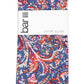 Lenço de bolso Mesa Paisley masculino Bar III, tamanho azul marinho, regular
