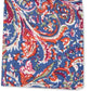 Lenço de bolso Mesa Paisley masculino Bar III, tamanho azul marinho, regular