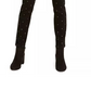 Calça skinny feminina Bar III com tachas, preta, tamanho 0