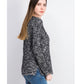 Suéter feminino com textura de cílios mesclados Style &amp; Co, preto, tamanho extra grande