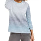 Suéter feminino Ombre Style &amp; Co, azul marinho, tamanho médio