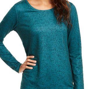 Top feminino Ideology com recorte estampado nas costas, verde, tamanho XX-G