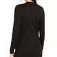 Suéter feminino com detalhe de corrente INC International Concepts, preto, tamanho X-S