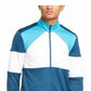 Jaqueta esportiva masculina Id Ideology Colorblocked Turq/Aqua tamanho XXG