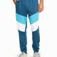 Calça de moletom masculina Ideology Colorblocked Turq/Aqua tamanho XXX grande