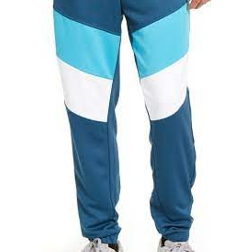 Calça de moletom masculina Ideology Colorblocked Turq/Aqua tamanho XXX grande