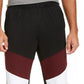 Calça de moletom masculina Ideology Colorblocked, vinho, tamanho médio