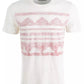 Camiseta masculina americana estampada branca tamanho médio