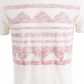 Camiseta masculina americana estampada branca tamanho médio
