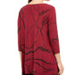 Top curto estampado feminino Alfani, tamanho pequeno, vermelho, tamanho pequeno ...