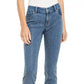 Calça jeans skinny feminina INC International Concepts Petite com detalhes na frente, azul, tamanho 6