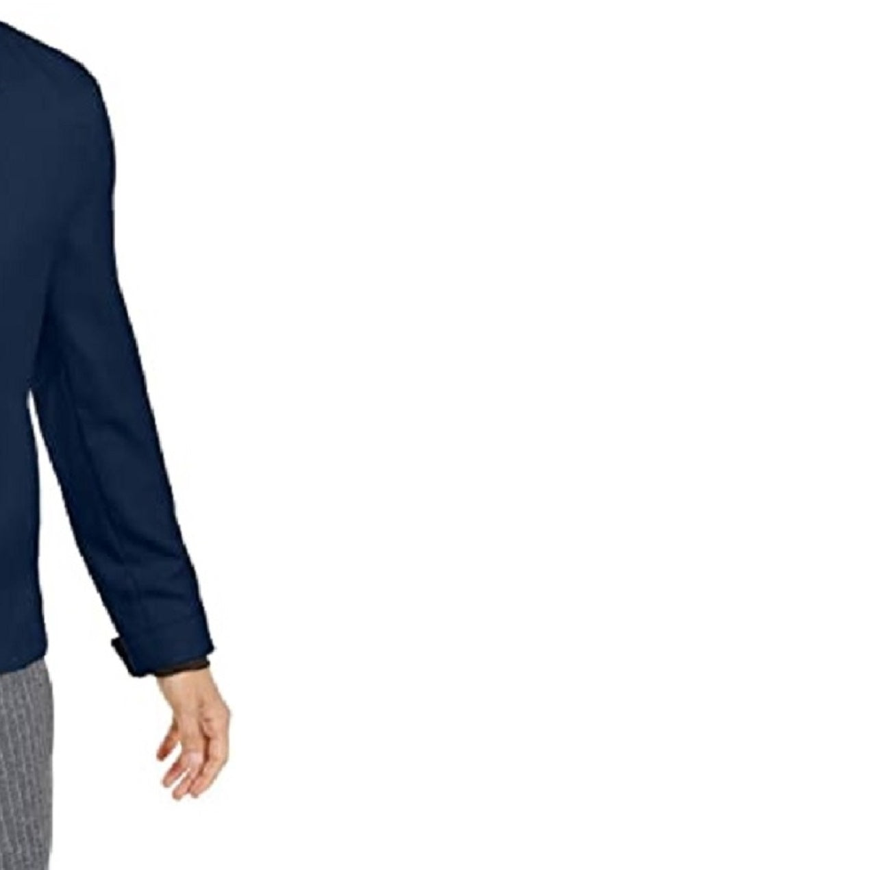 Jaqueta Alfani Masculina Full-Zip Azul Escuro Tamanho X-G