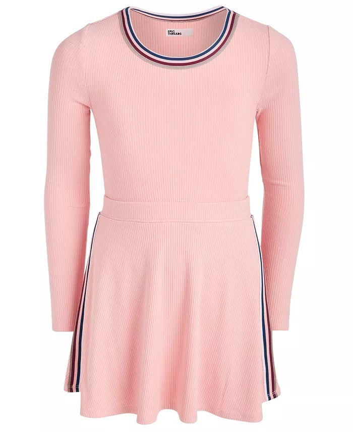 Conjunto de 2 peças de blusa e saia Epic Threads Big Girls, rosa, tamanho grande