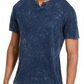 Camiseta masculina tie-dye da INC International Concepts Row, azul, tamanho grande