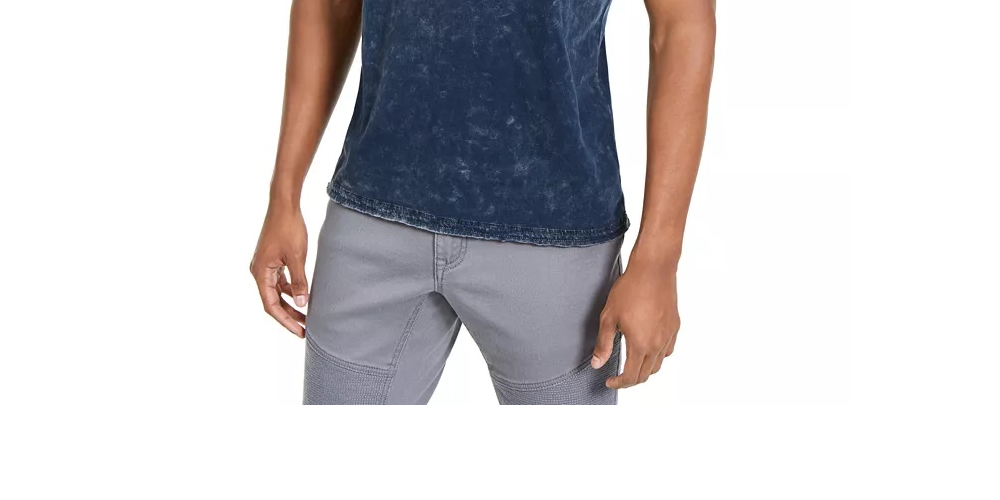 Camiseta masculina tie-dye da INC International Concepts Row, azul, tamanho grande